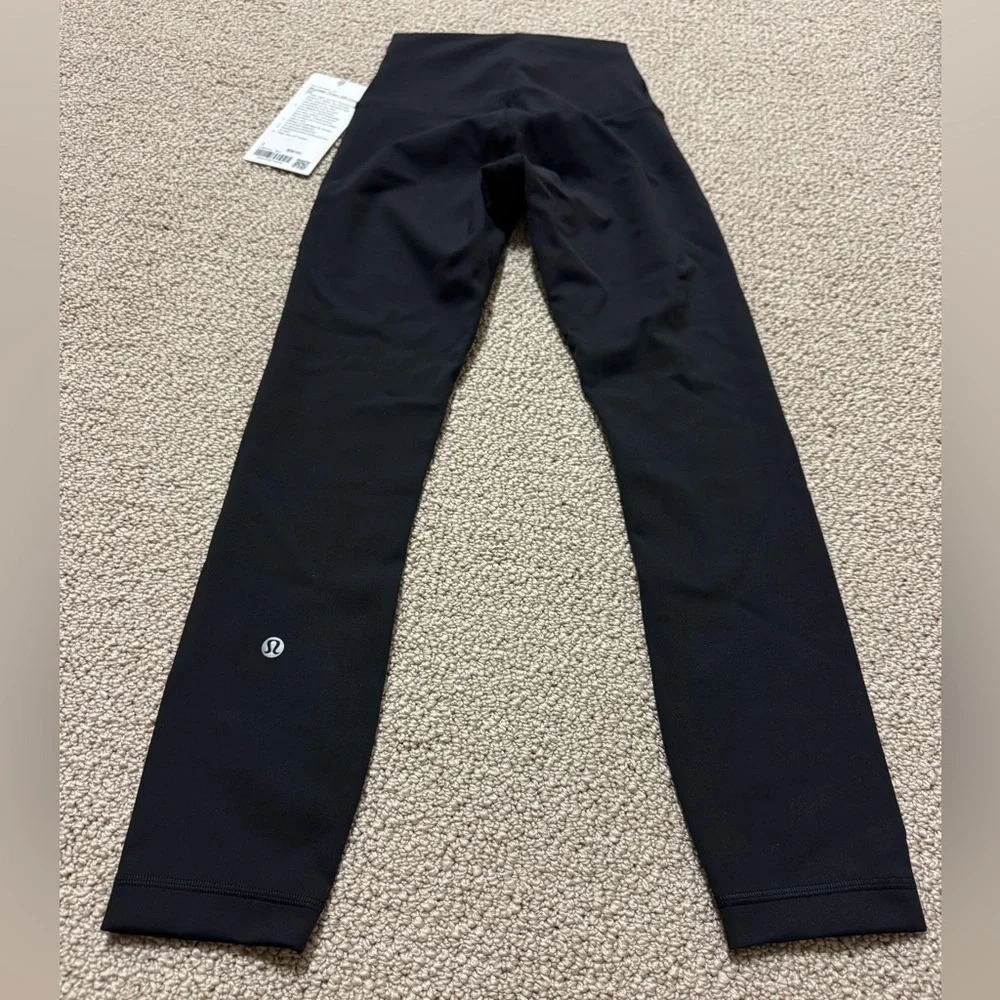 NWT Lululemon Wunder Train High Rise Black Leggings size 2 - Picture 4 of 5